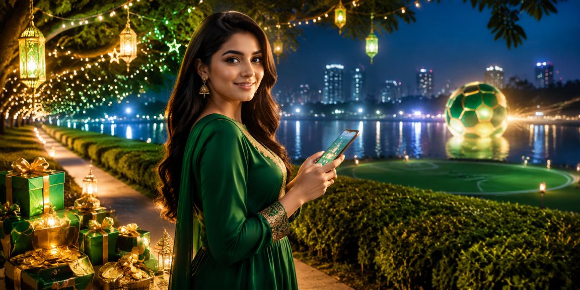ঢাকায় ঈদ উৎসবে মোবাইলে qq7777 বেটিং অ্যাক্সেস করছেন একজন ব্যবহারকারী